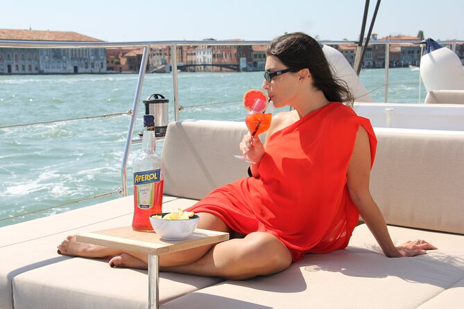 Catamaran Spritz Tour - Cipriani, San Servolo, and the island sweep toward Lido