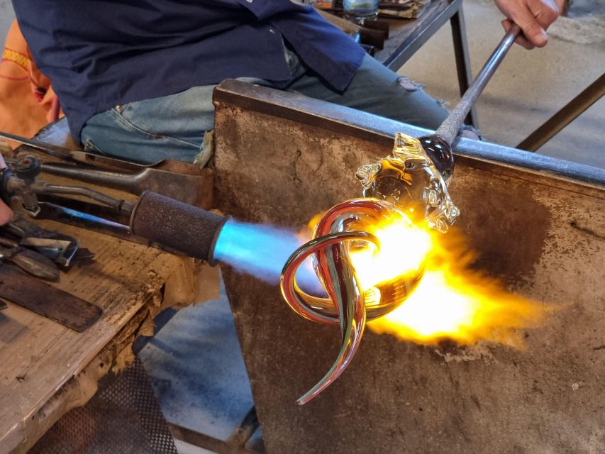 Glass Blowing Show Visit Murano Glass Factory & Showroom OMG - What You’ll See: Solid Glass Sculpting vs. Glassblowing