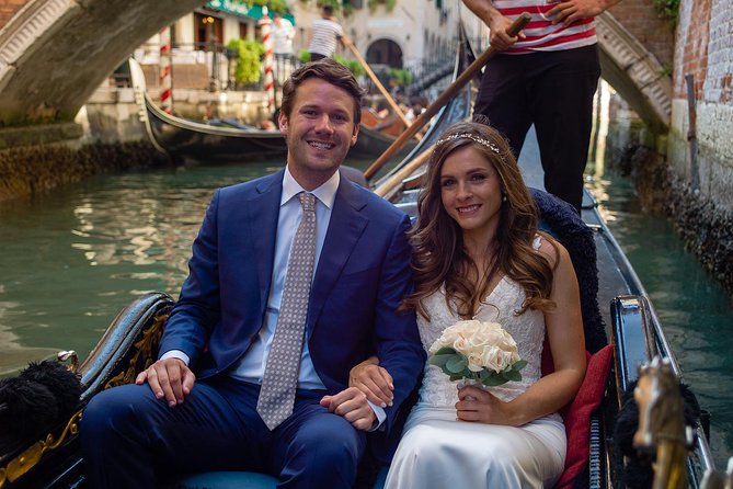 Renew your wedding vows on a romantic gondola - The Gondola Segment: Grand Canal Views, Quiet-Canal Vows