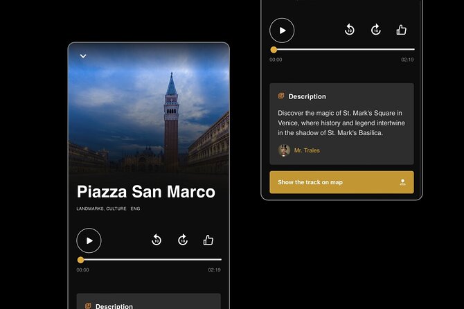 Self Guided Tours Venice With 100 Captivating Audio Stories - How the Trales audio guide works in Venice (phone, headphones, internet)
