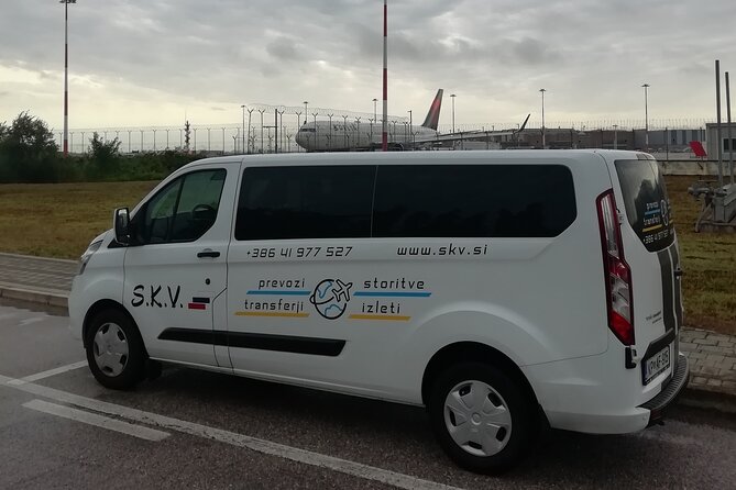 Transfer from Venice Airport to Trieste - A/C comfort, clean van, and English-speaking drivers who talk about the region