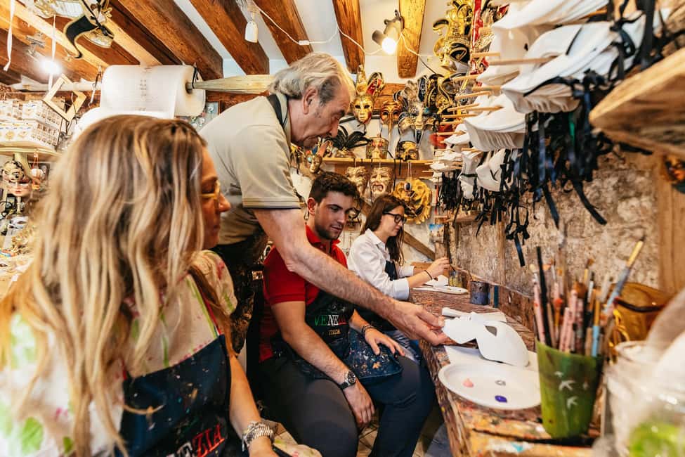 Venice: Carnival Mask Workshop - Finishing Touches: The Part That Makes Your Mask Look Handmade
