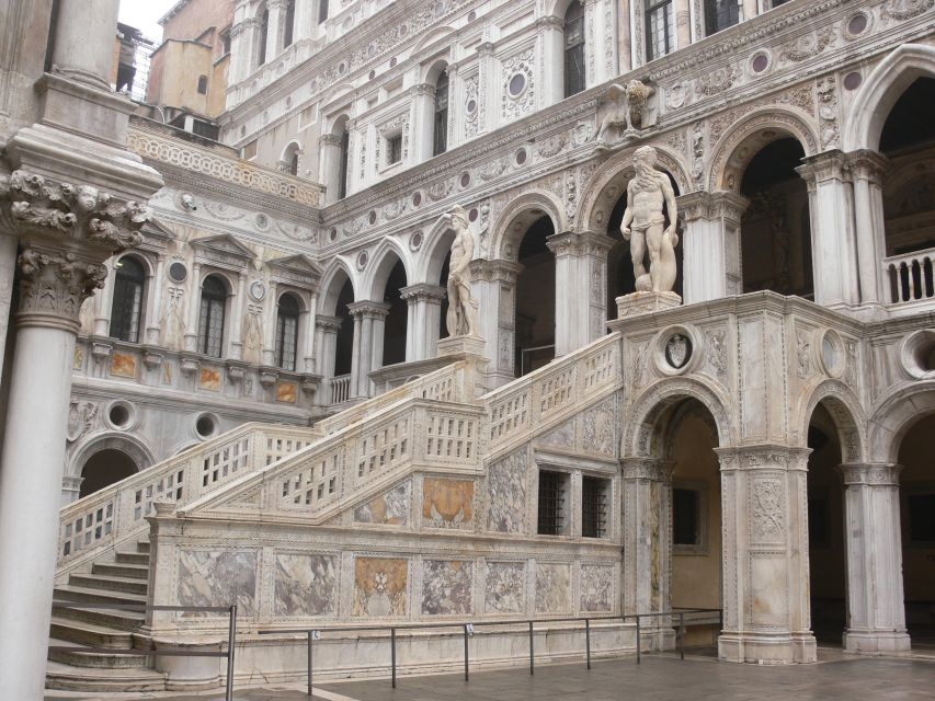 Venice: Doge's Palace Skip-the-Line Guided Tour - The Gold Staircase: Gorgeous, But Also Useful