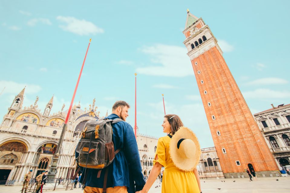 Venice: St. Mark's Basilica and Gondola Morning Tour - Golden Mosaics and Marble Inlay Floors: The Main Event Inside