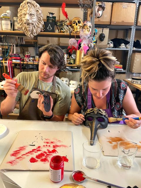 Venice: Venetian Masks Workshop - Your instructors: Augusto and the studio team’s calm, practical style