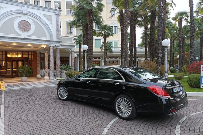 VIP Luxury Chauffeur Service – Venice to Dolomites, Cortina - The Venice part: car to dock, then water access with a pilot